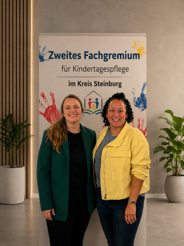 Susanne Paul (Vorstand KEV Kreis Steinburg) &amp; Naima Wright (Vorstand KTP Kreis Steinburg e.V.)